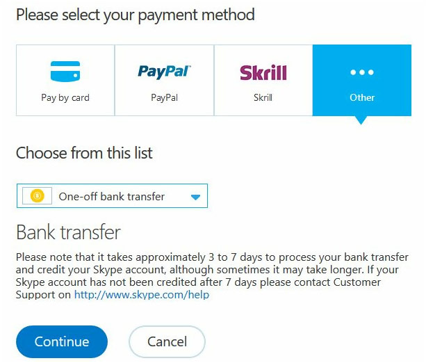 Skype pronto admitirá el envío de dinero en línea