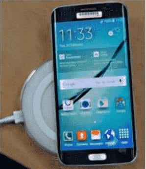 Carga de forma inalámbrica Galaxy S6 Edge