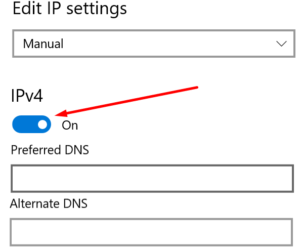 Configuración de IP DNS PC
