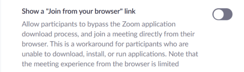 zoom unirse desde el enlace del navegador