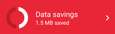 ahorro de datos opera mini