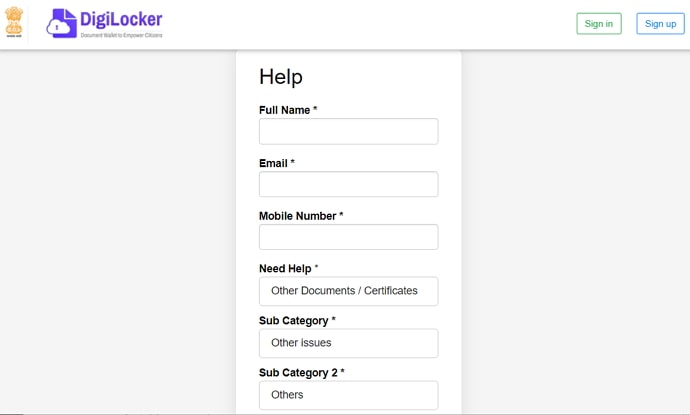 eliminar cuenta digilocker